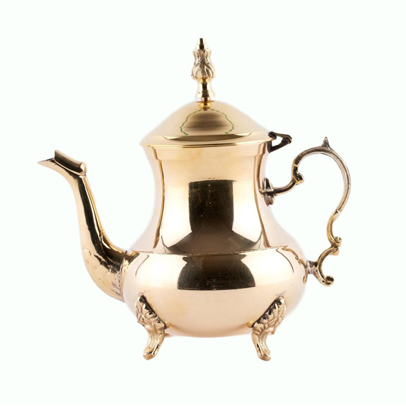 World Menagerie Coolidge Brass Teapot Wayfair Canada